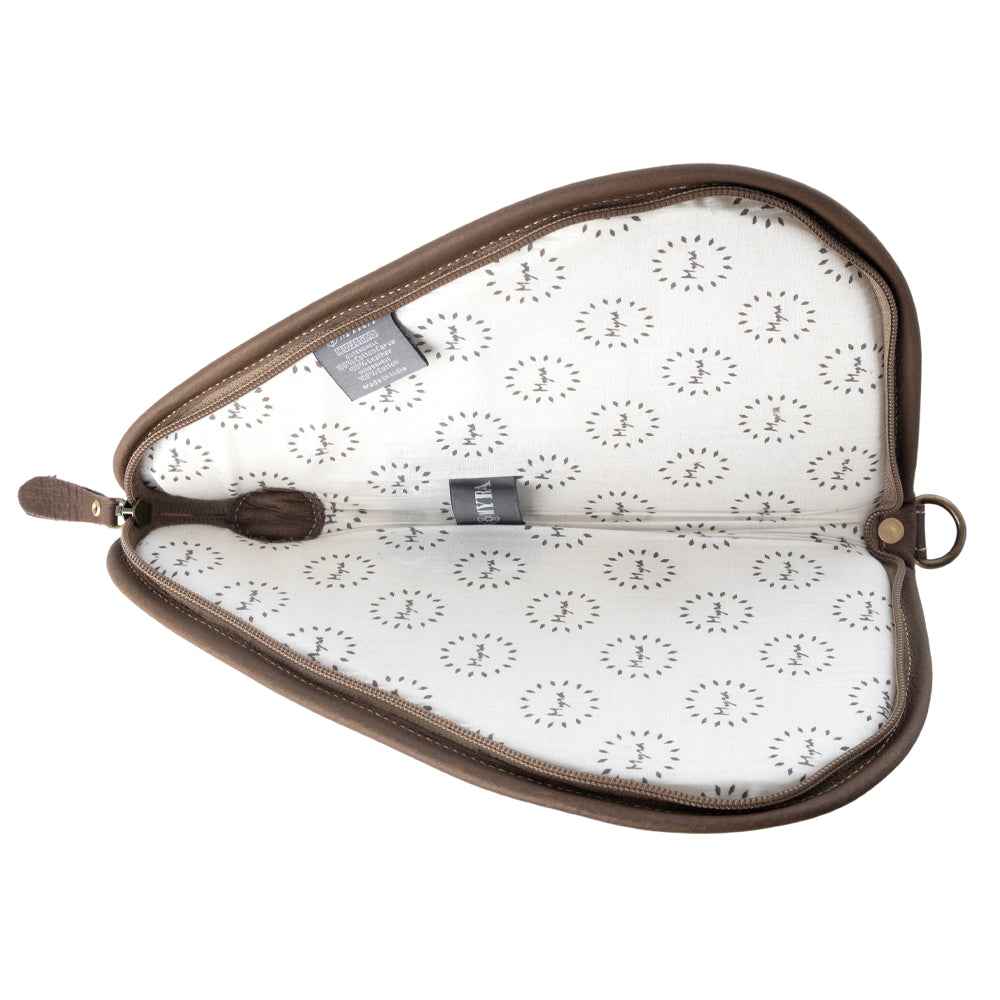 Myra Frontier Mark Cotton Leather Gun Case in Antique Olive