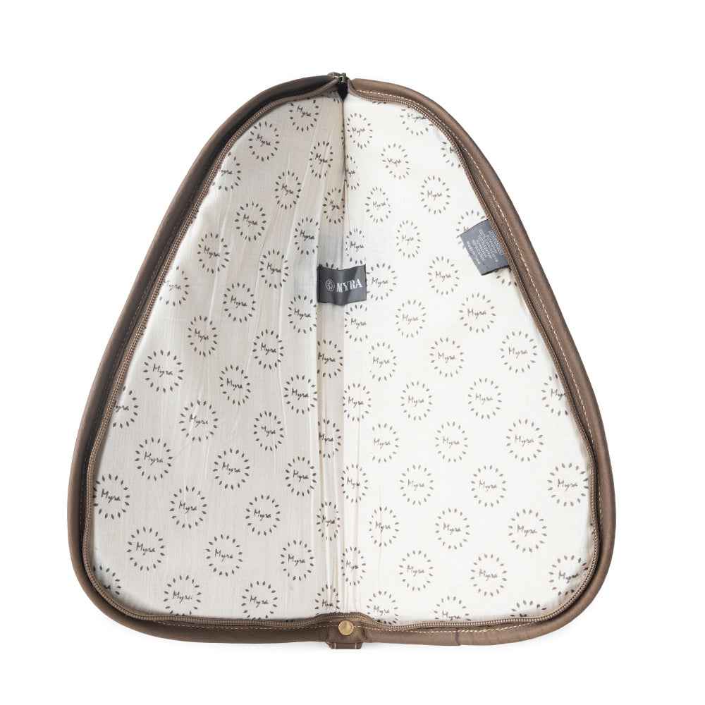 Myra Saddle Range Cotton Leather Gun Case in Antique Olive