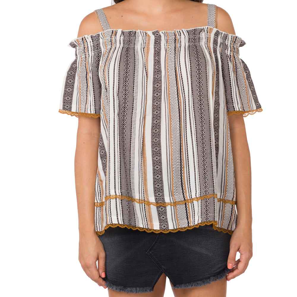 Patterned Streak Top