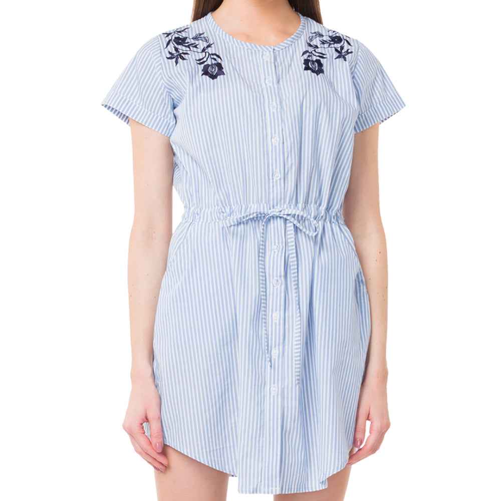 Stripy Shirt Dress