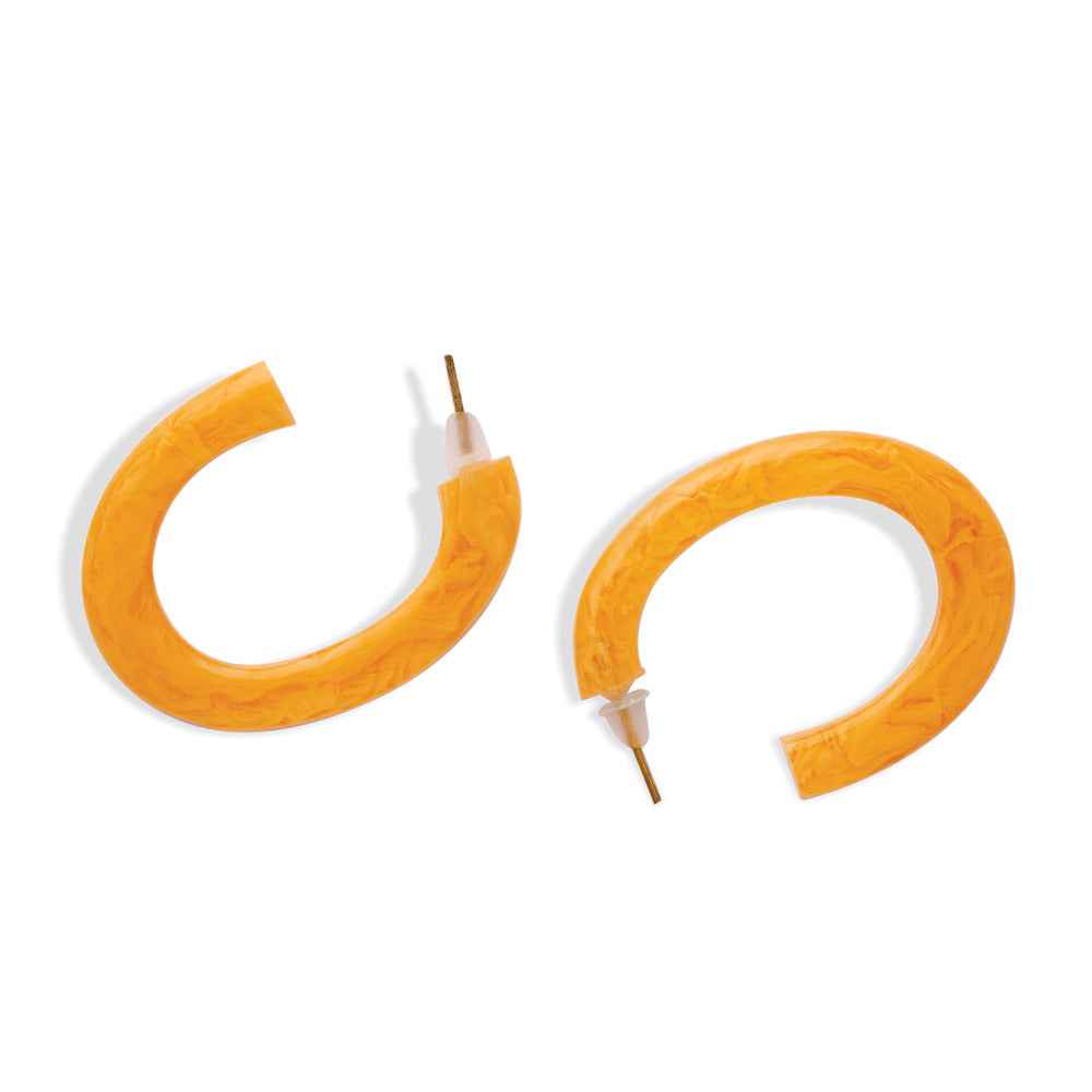 Mango Maple Hoop Earrings