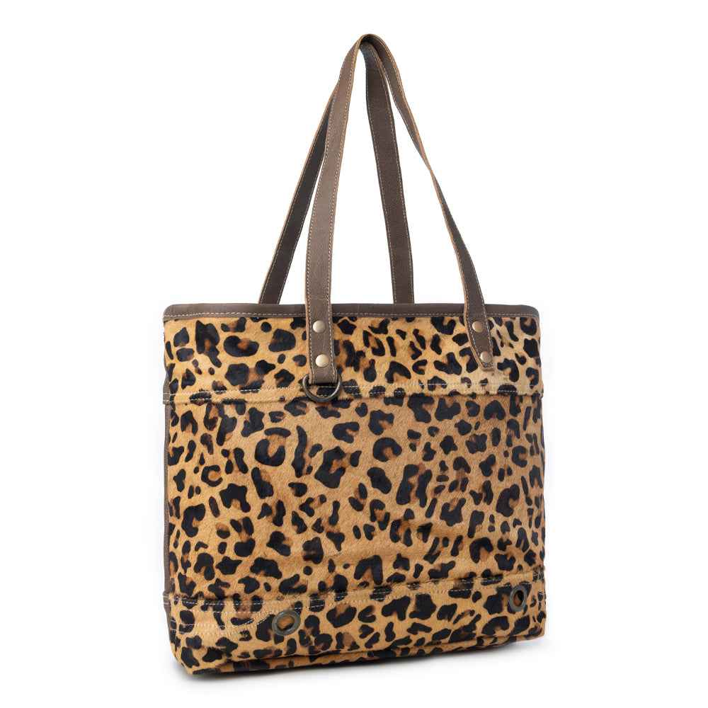 CLINCH  LEATHER AND HAIRON BAG