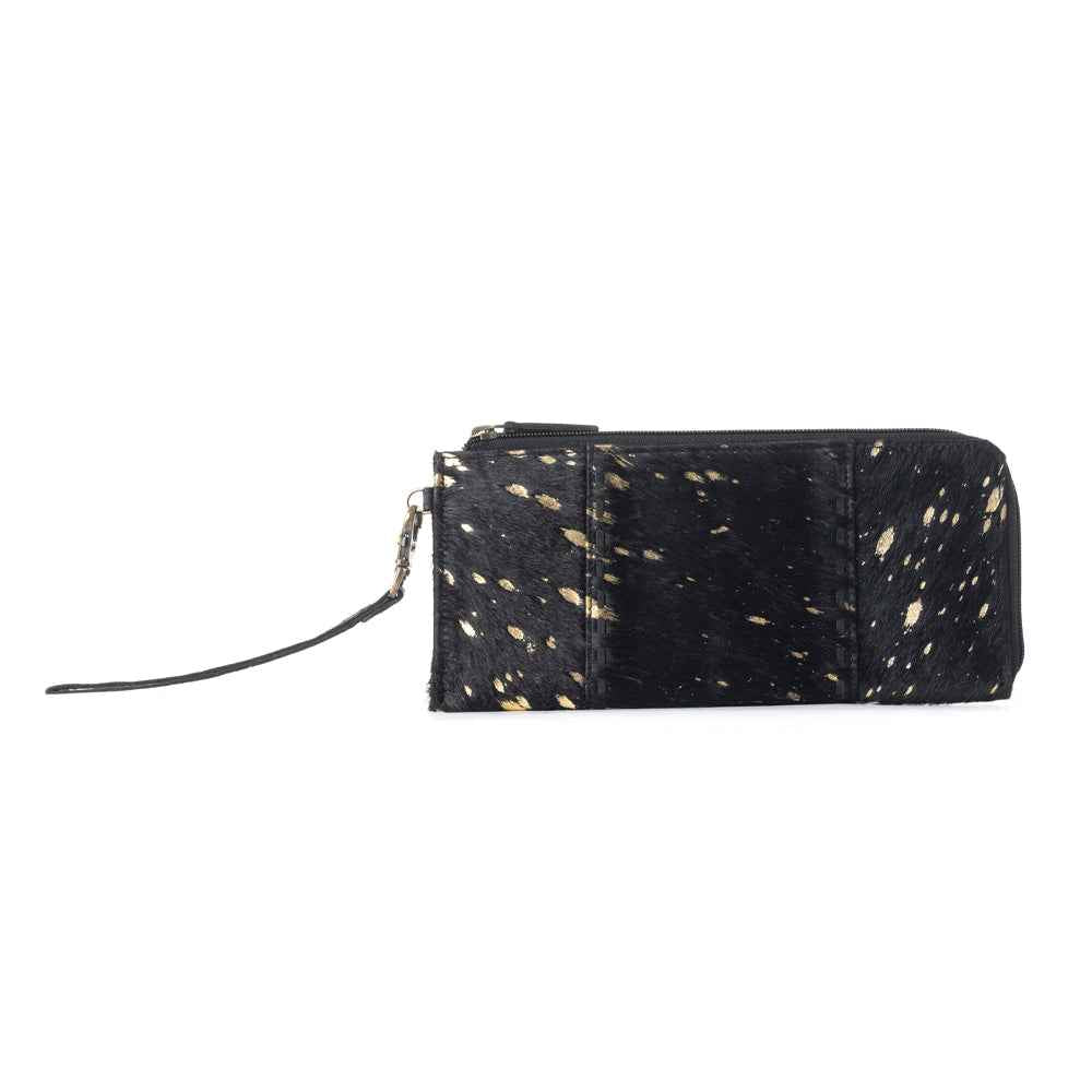 GILTED BLACK  WALLET