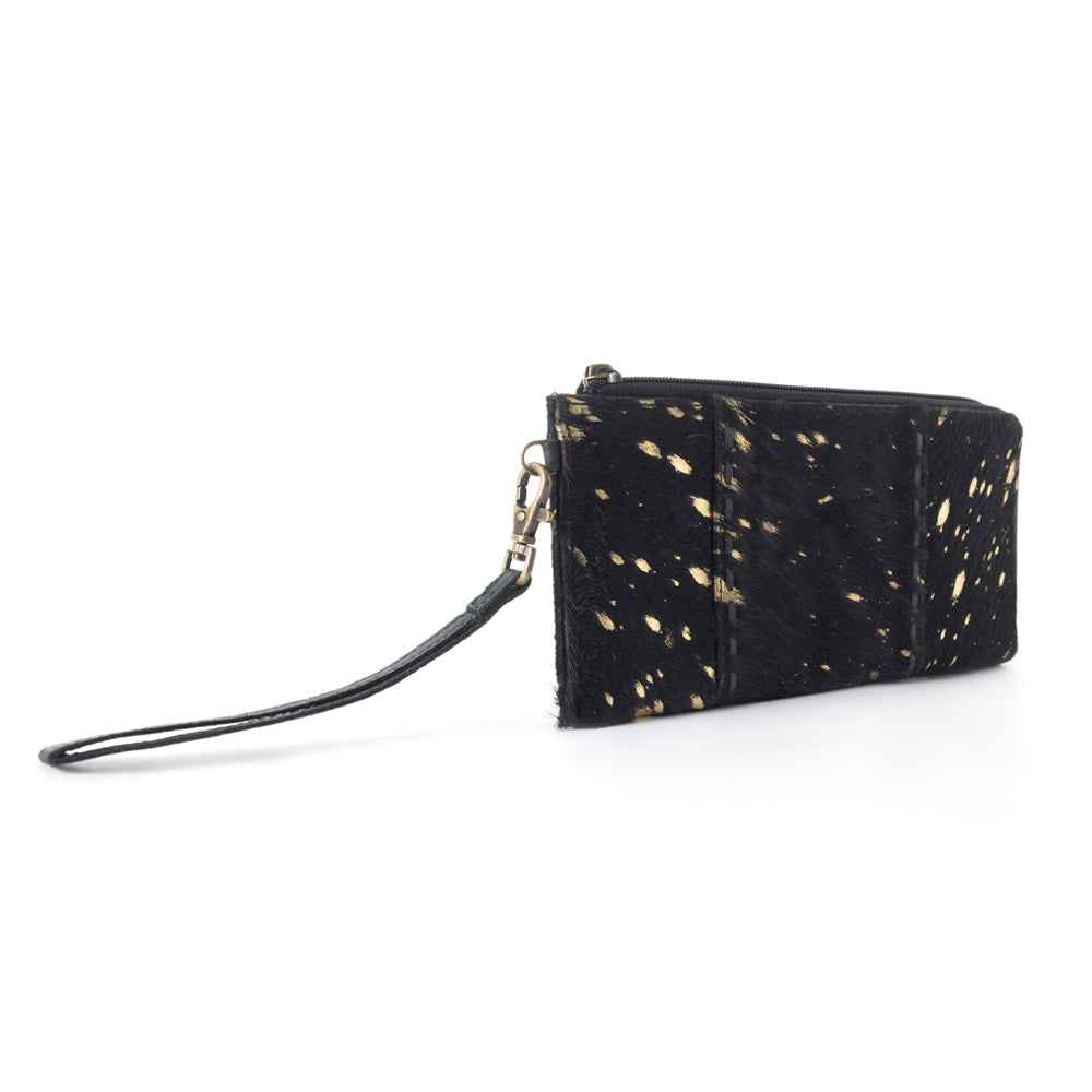 GILTED BLACK  WALLET