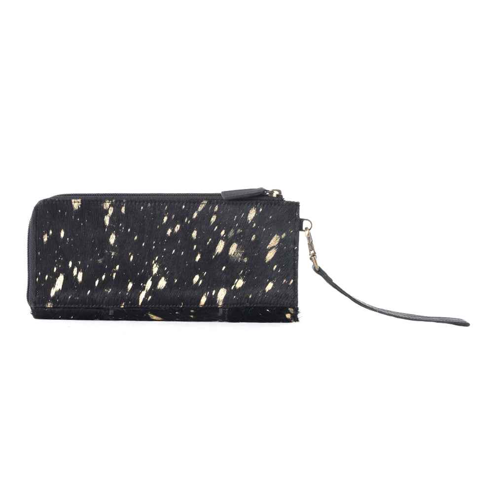 GILTED BLACK  WALLET