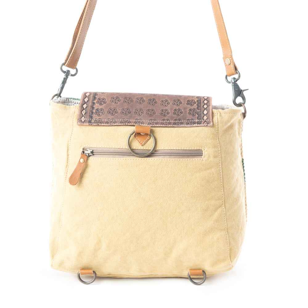 Embossed Scarlet Hand-Tooled Bag
