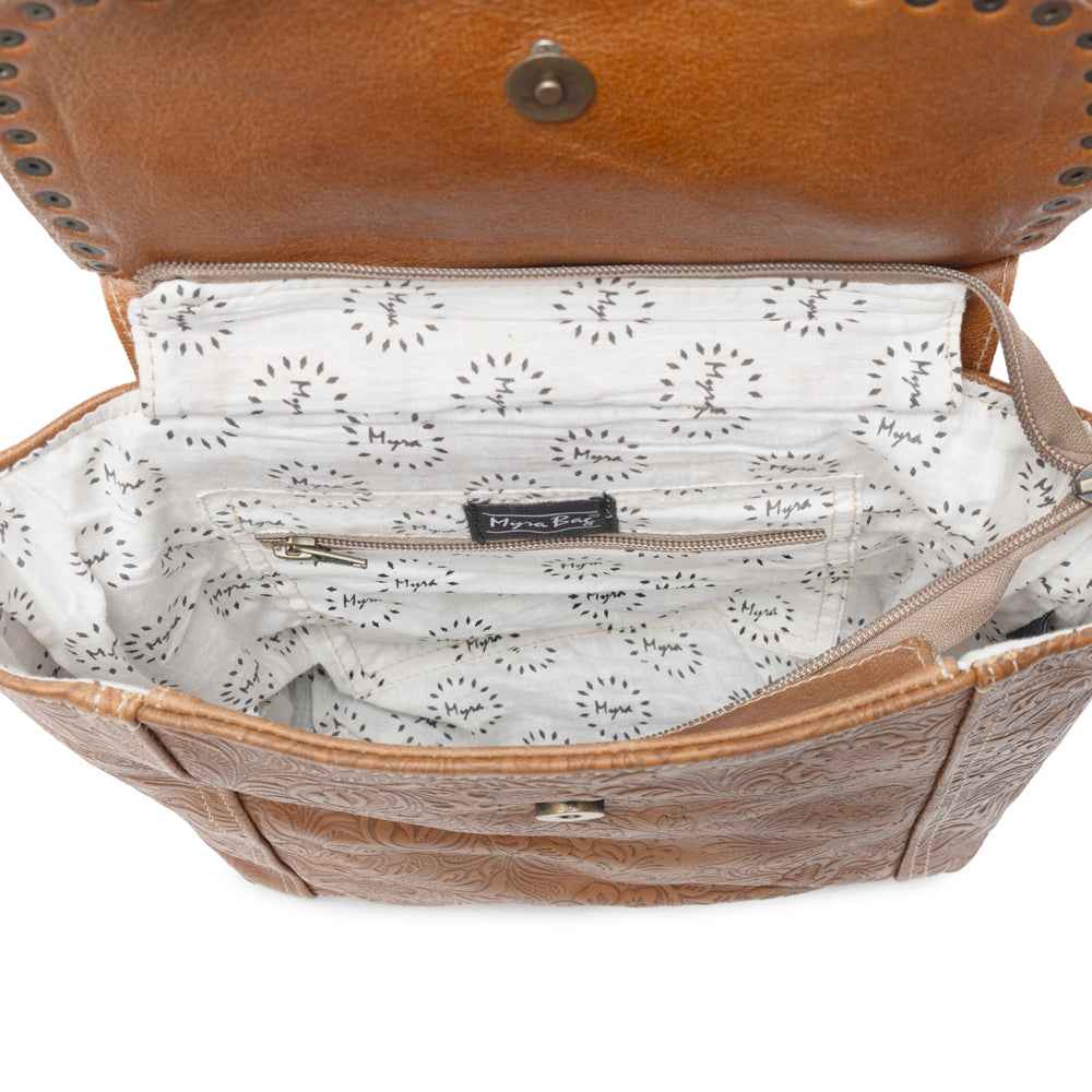 Classic Carvings  Leather & Hairon Bag