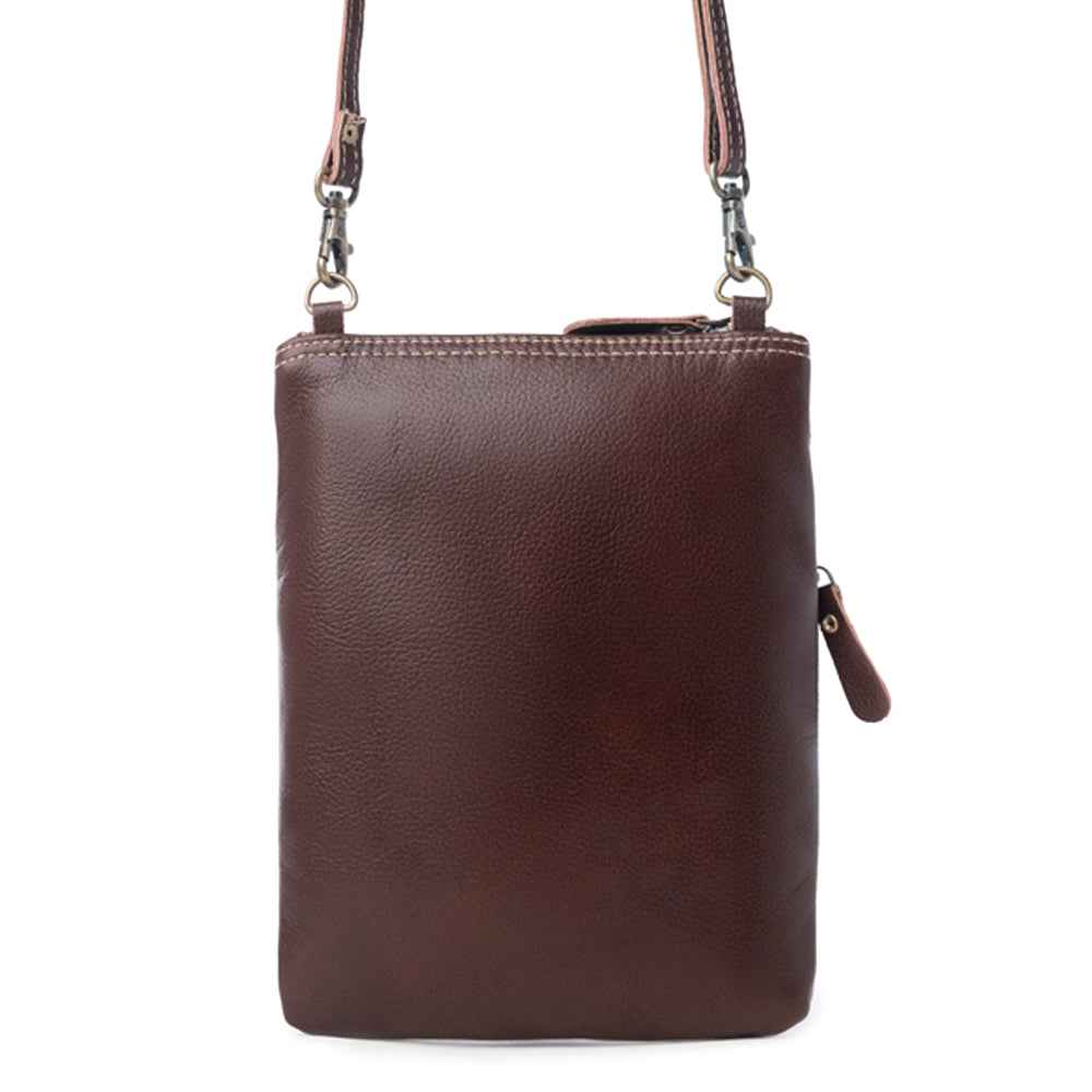 Tangled Vine Leather & Hairon Bag