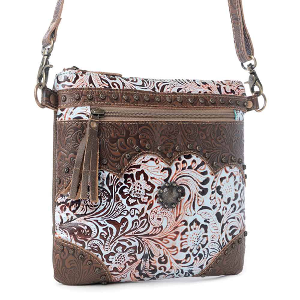 Azure Aesthetic Leather & Hairon Bag