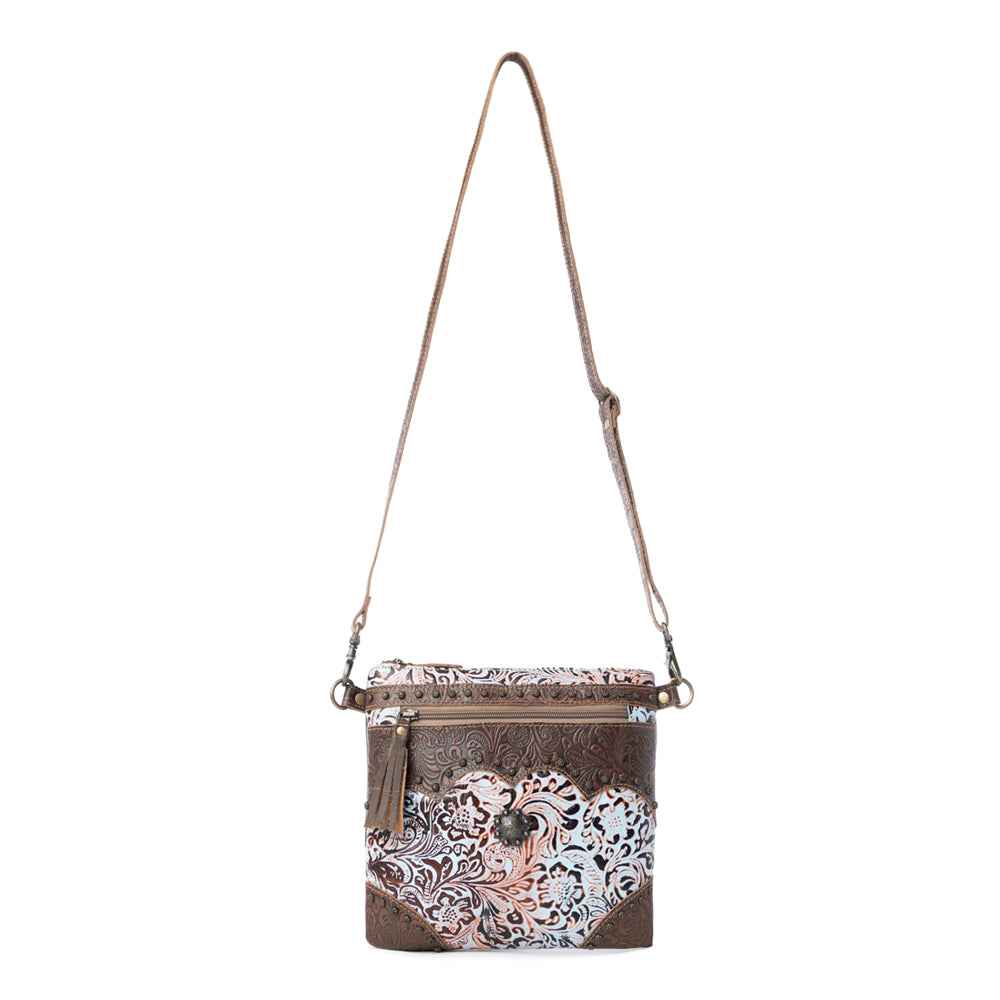 Azure Aesthetic Leather & Hairon Bag