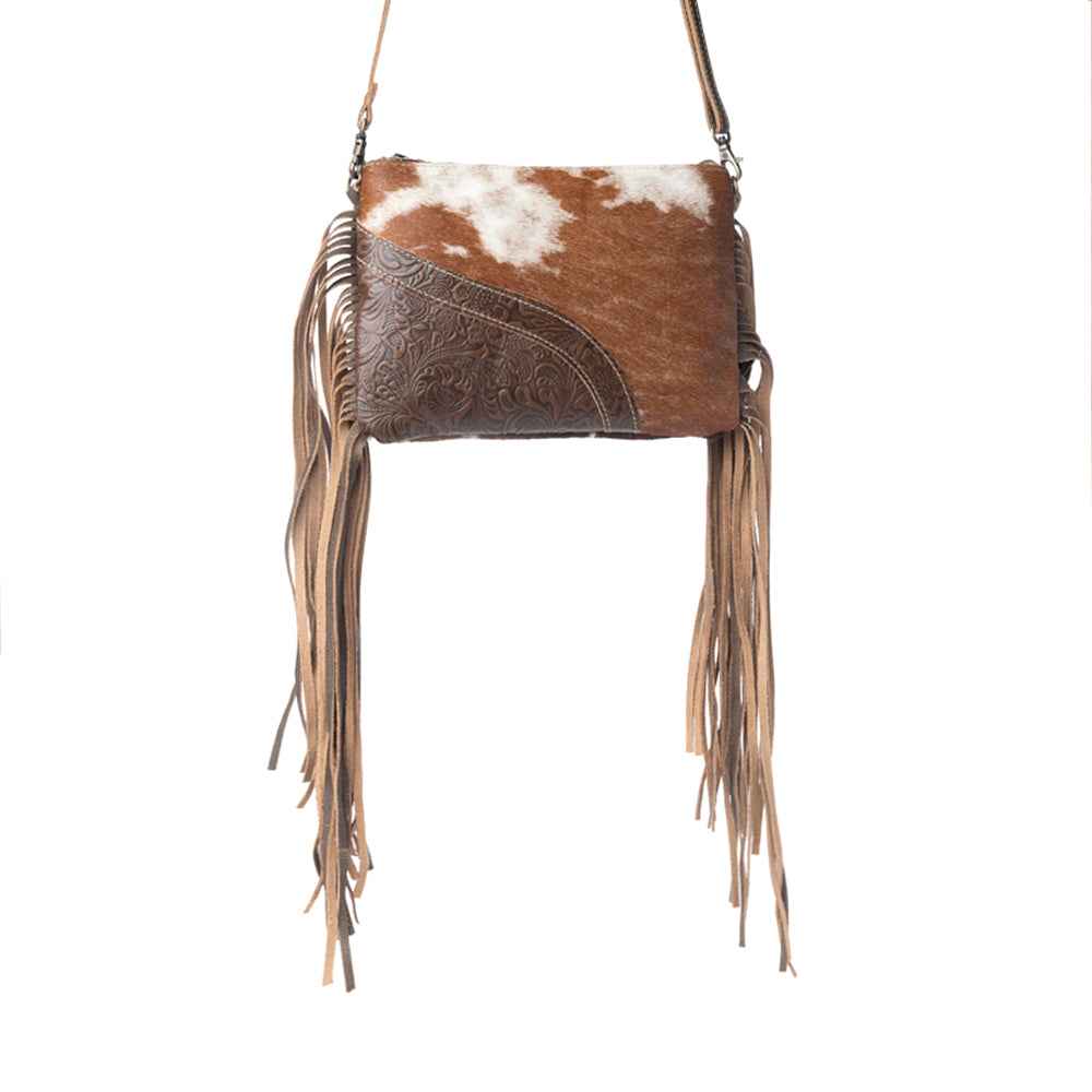 Fractional Leather & Hairon Bag