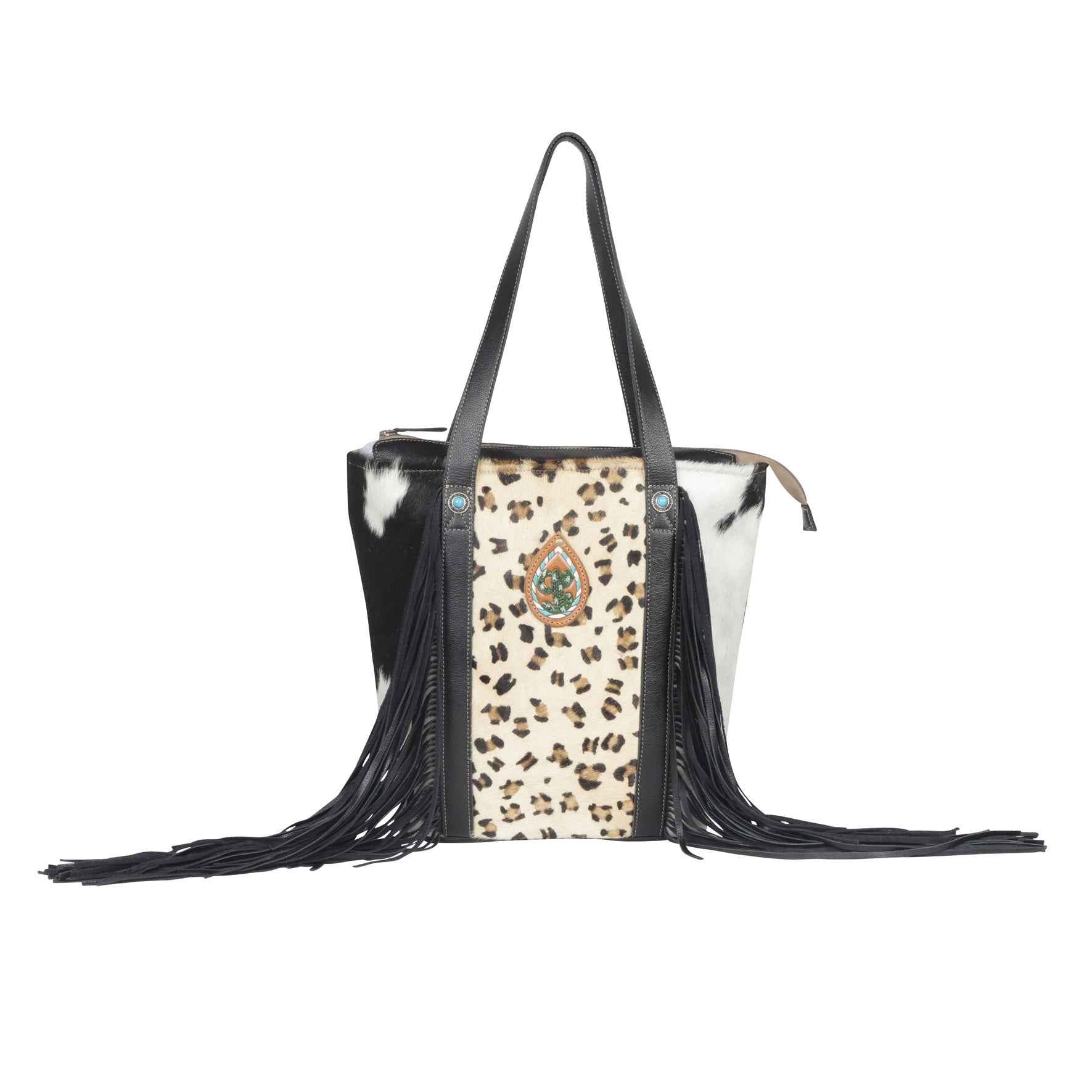 Vanilla Crème me Leather & Hairon Bag