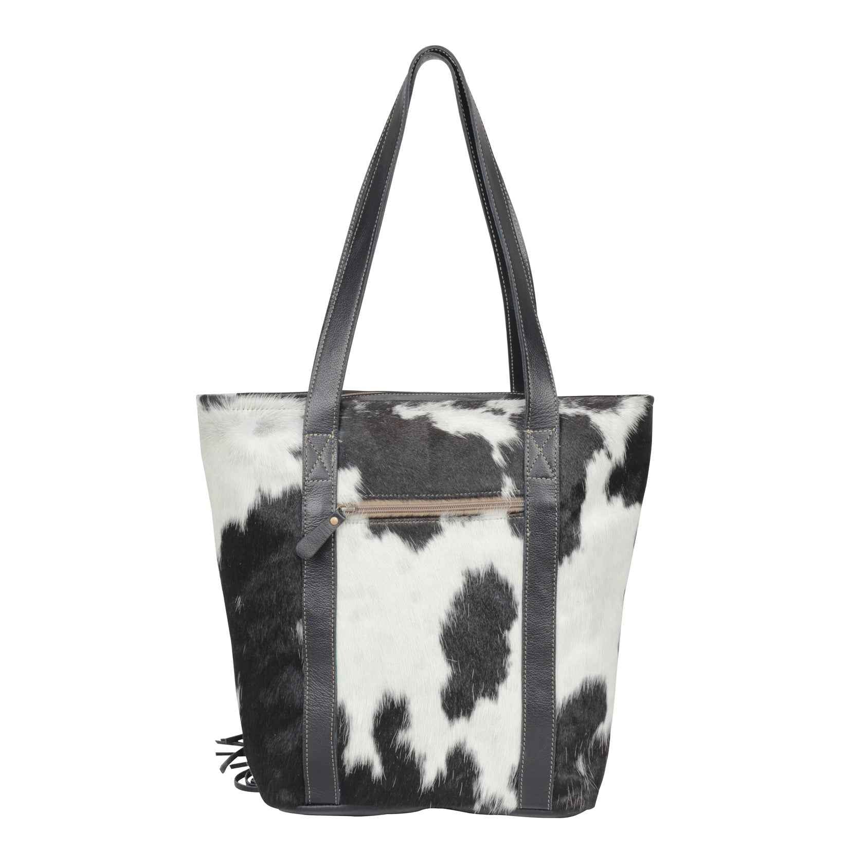 Vanilla Crème me Leather & Hairon Bag