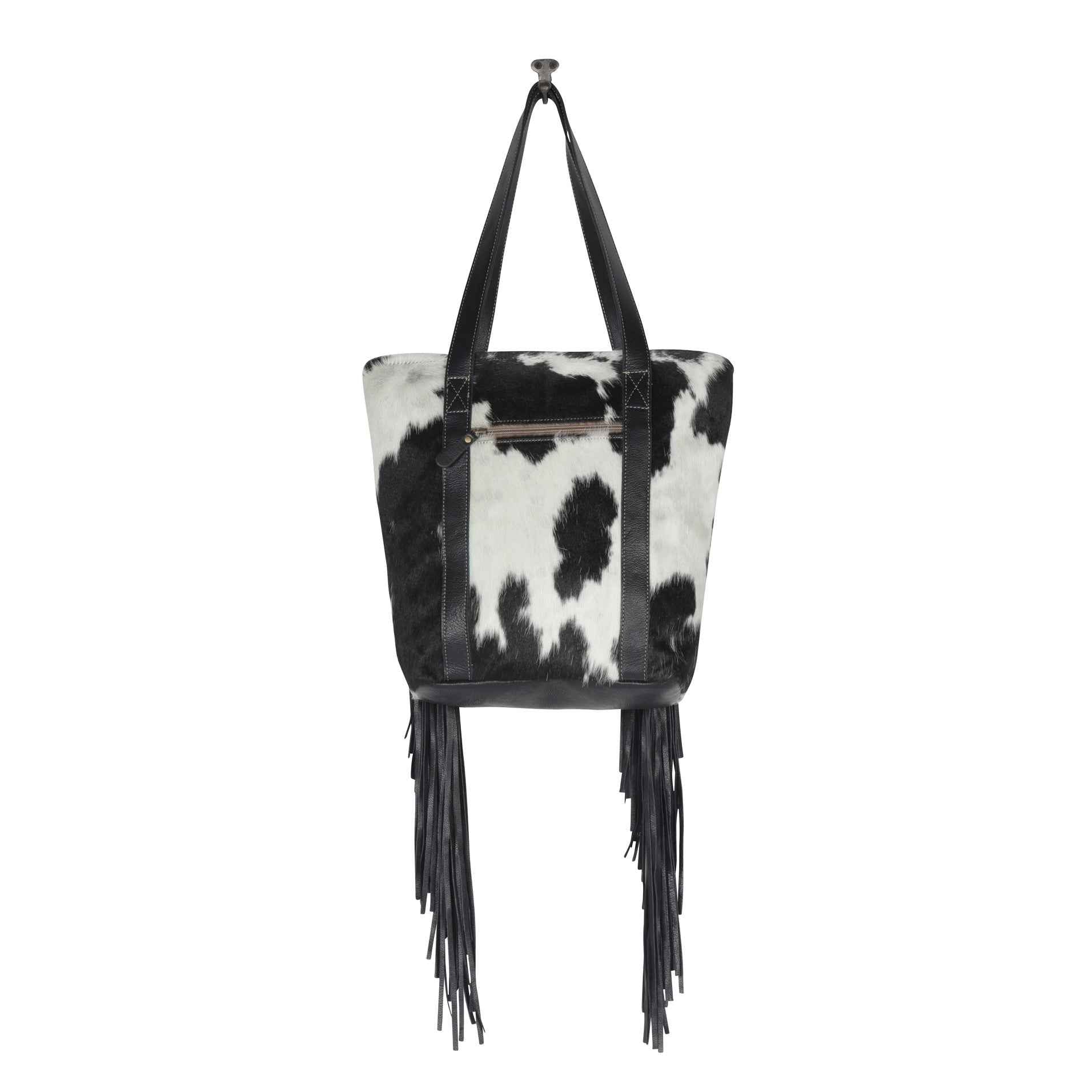 Vanilla Crème me Leather & Hairon Bag