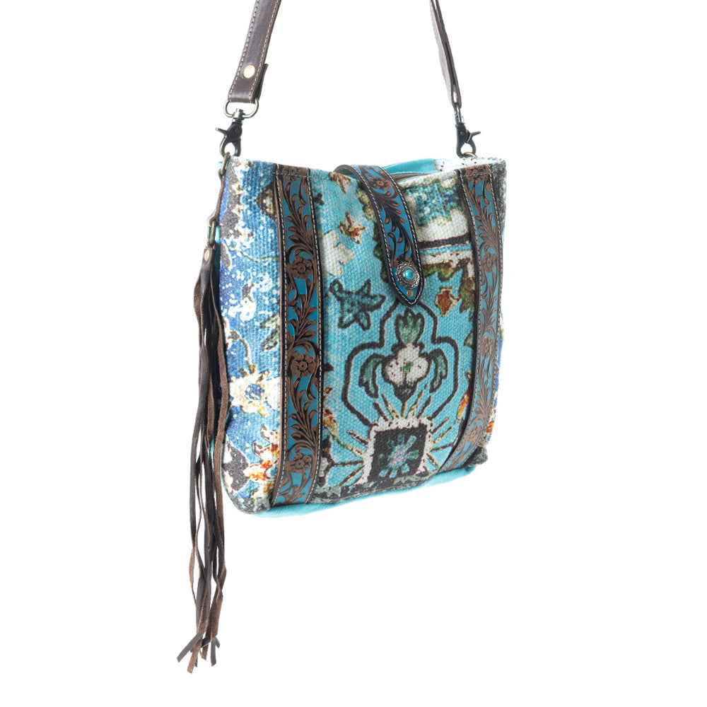 Cool Mantra Hand-Tooled Bag