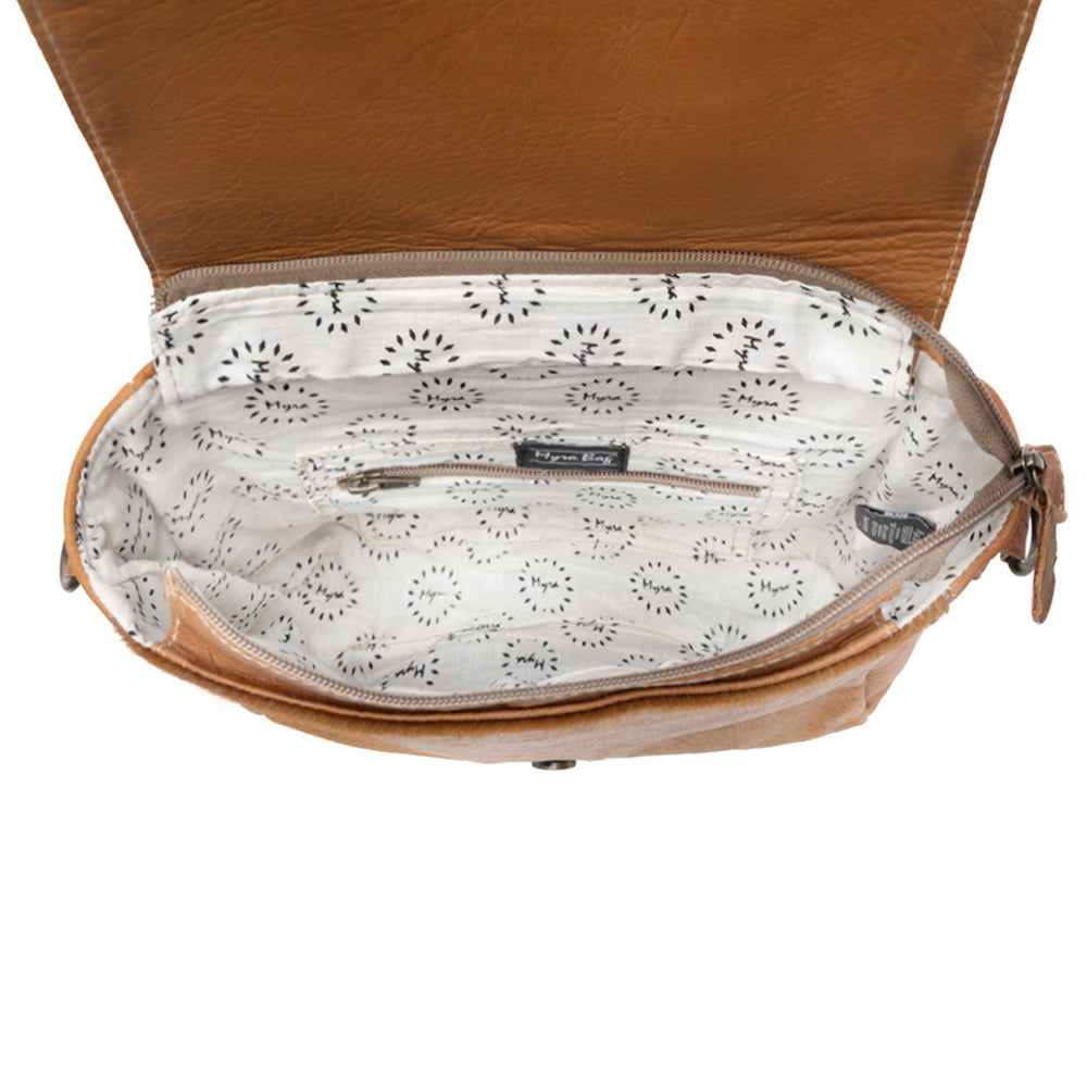 Vintage Hues Leather & Hairon Bag