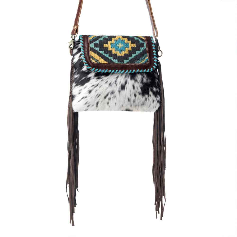 Wild West Boho Leather & Hairon Bag