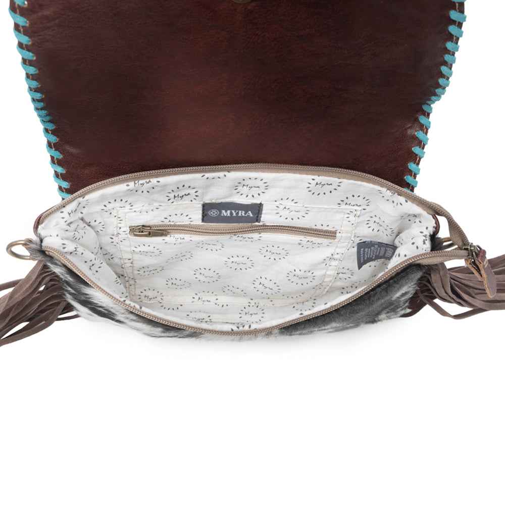 Wild West Boho Leather & Hairon Bag