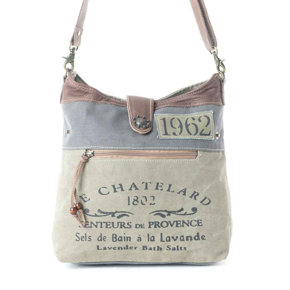 Psychedelic Gray Shoulder Bag