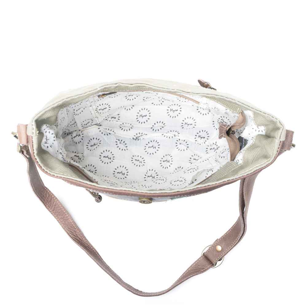 Psychedelic Gray Shoulder Bag