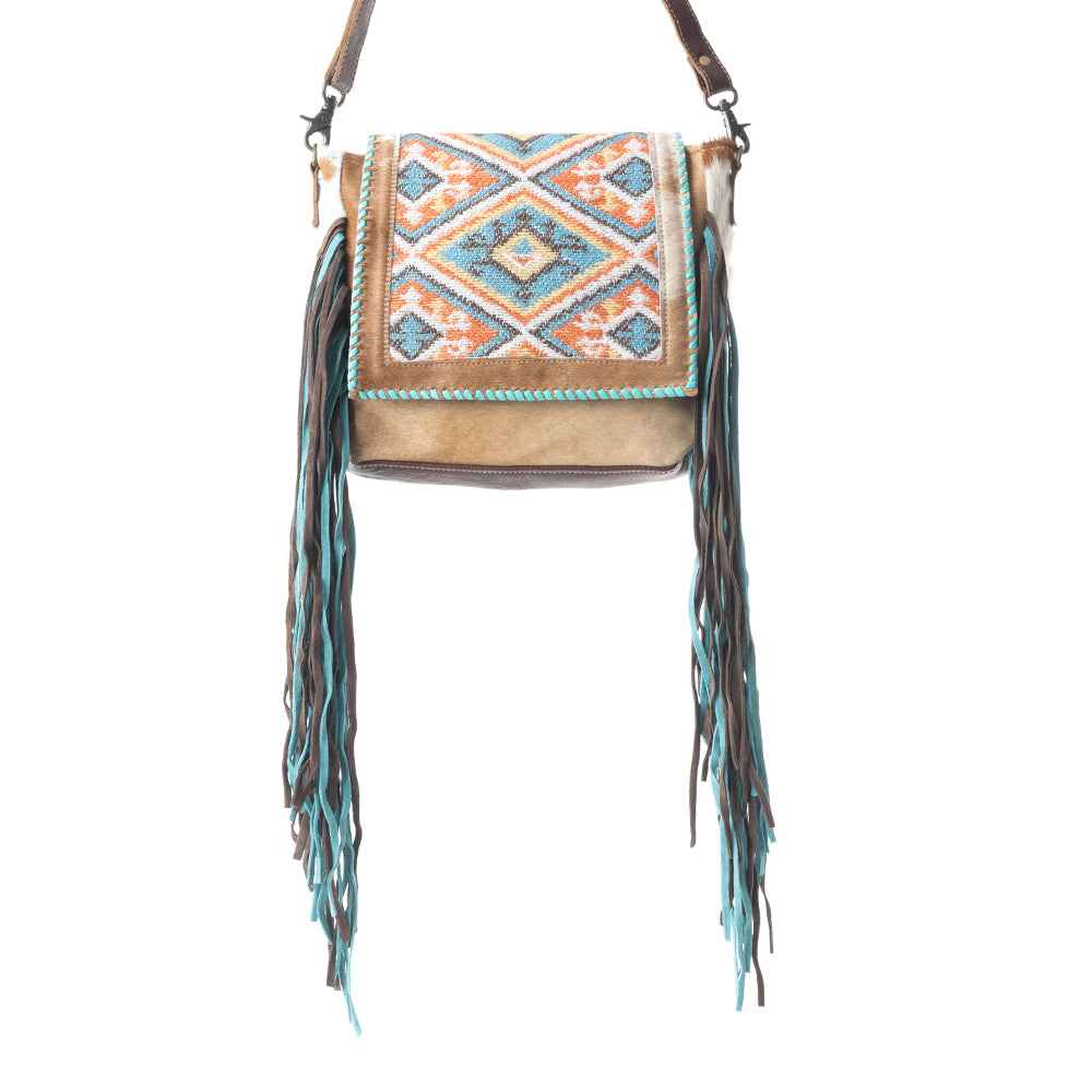 Rangoli Leather & Hairon Bag