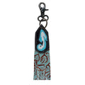 Blue Stripes Key Fob
