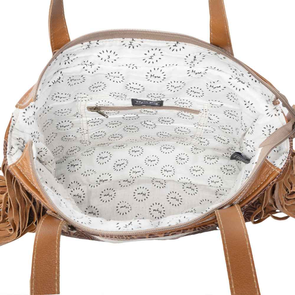 Infinity Leather & Hairon Bag