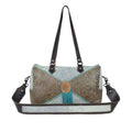 Azure waterfall Hand-Tooled Bag