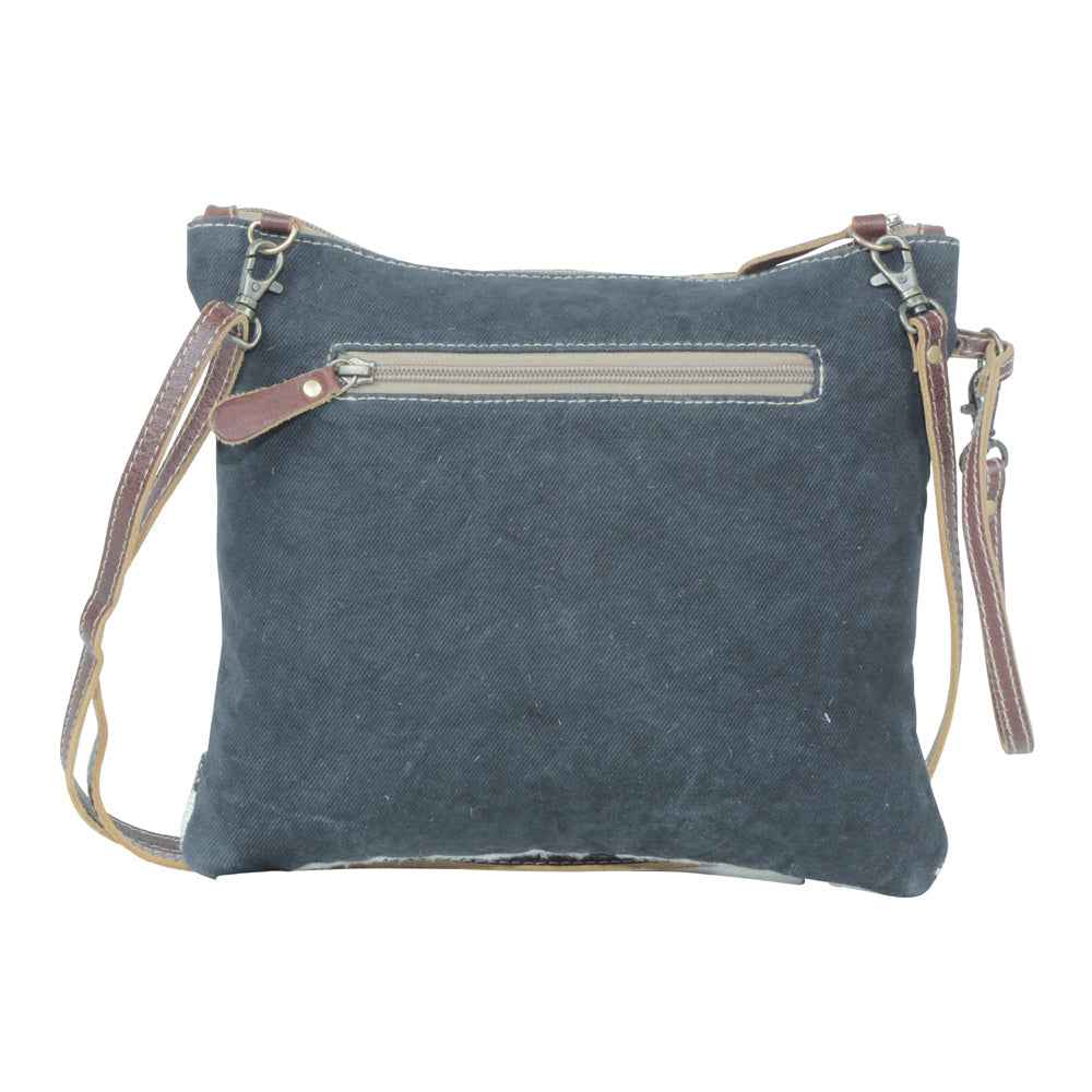 Myra Tincture Embossed Leather Crossbody Bag for Women Aztec Pattern, Adjustable Strap for Rodeo Style