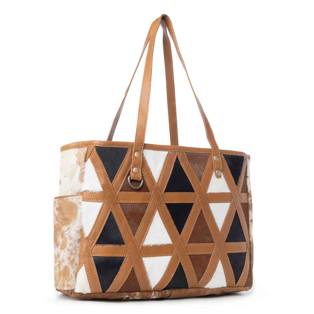 Christine Leather & Hairon Bag