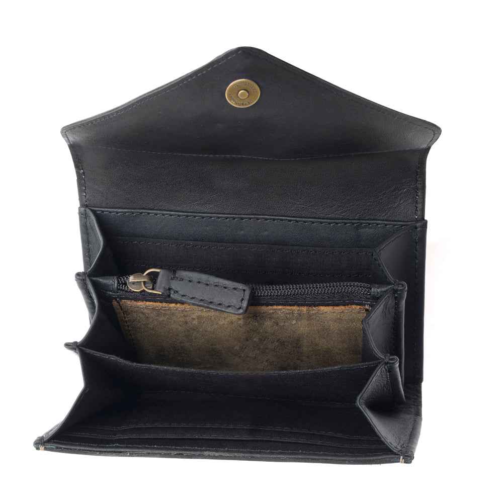 Orange Black Wallet