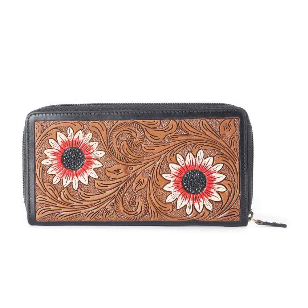 Orange Bloom Wallet