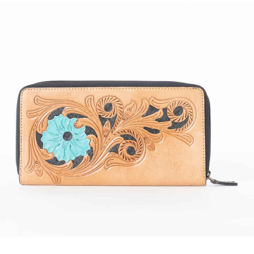 Blue Bloom Wallet