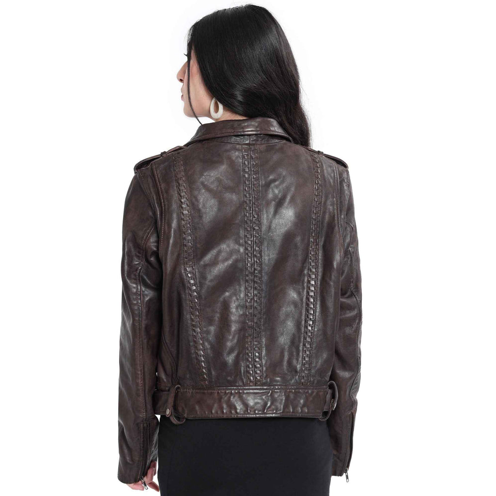 ButtonUppp Leather Jacket