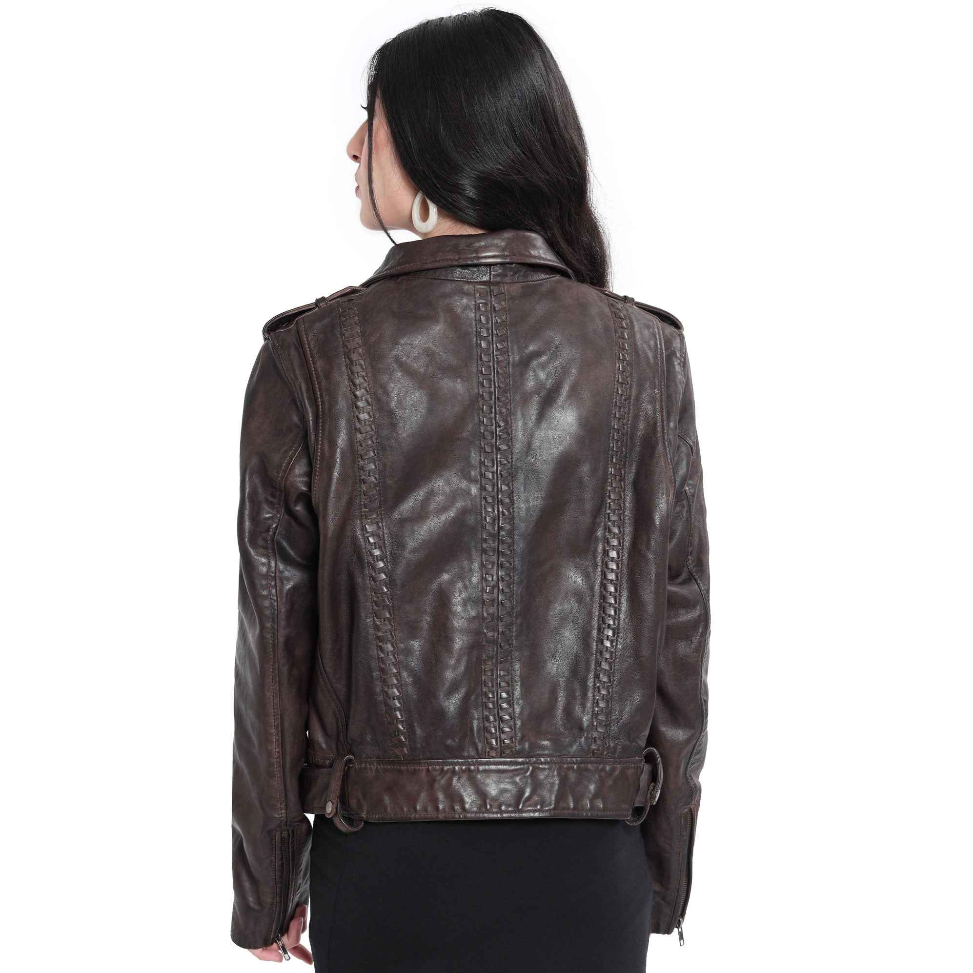 ButtonUppp Leather Jacket