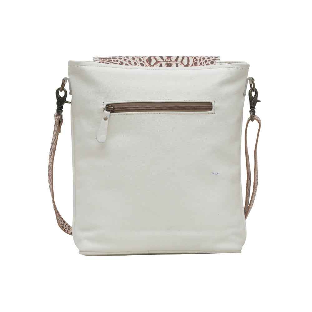SMOKEY AZTECA LEATHER & HAIRON BAG
