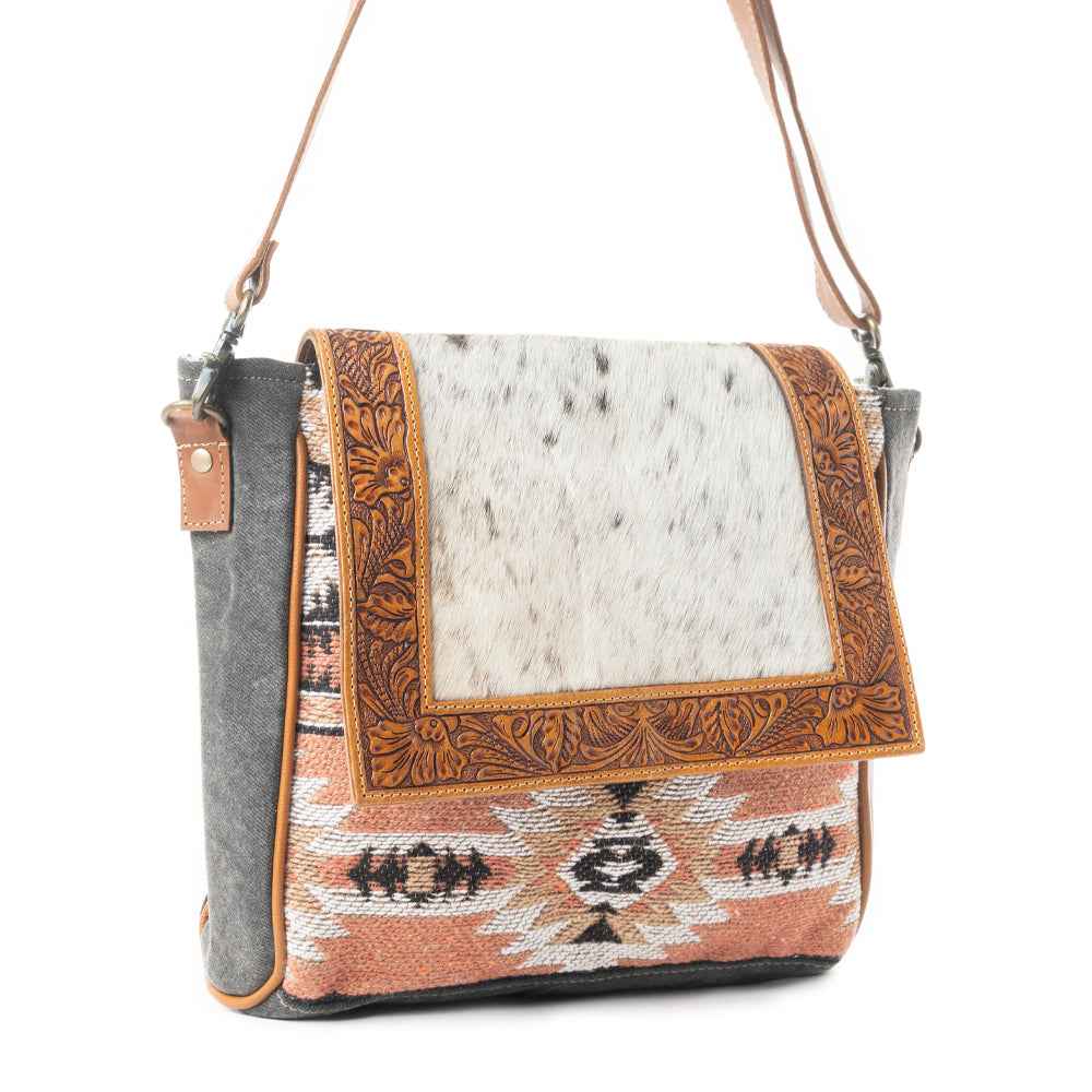 SANSA LOPEZ HANDTOOLED BAG