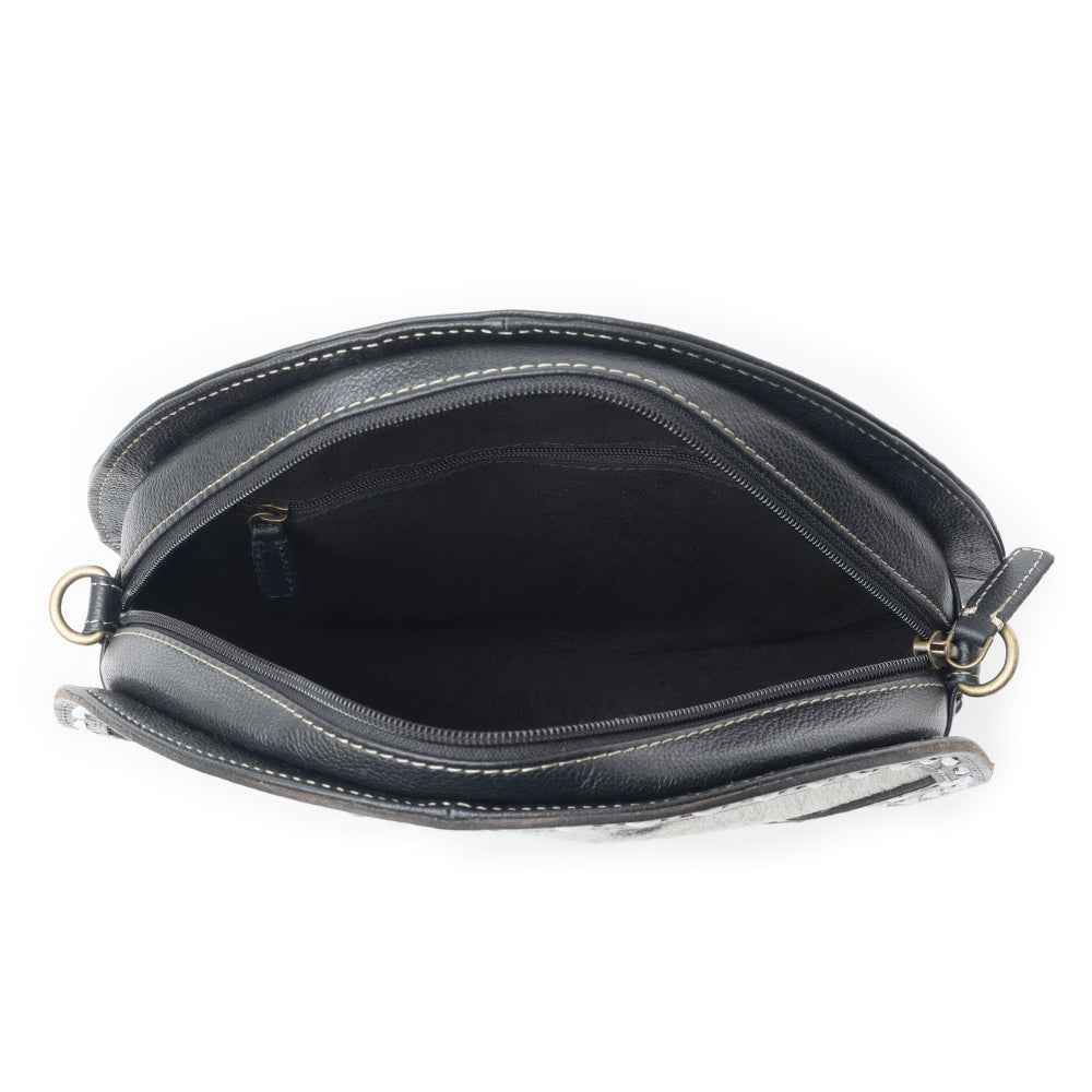 FLAX BLOSSOM ROUND BAG