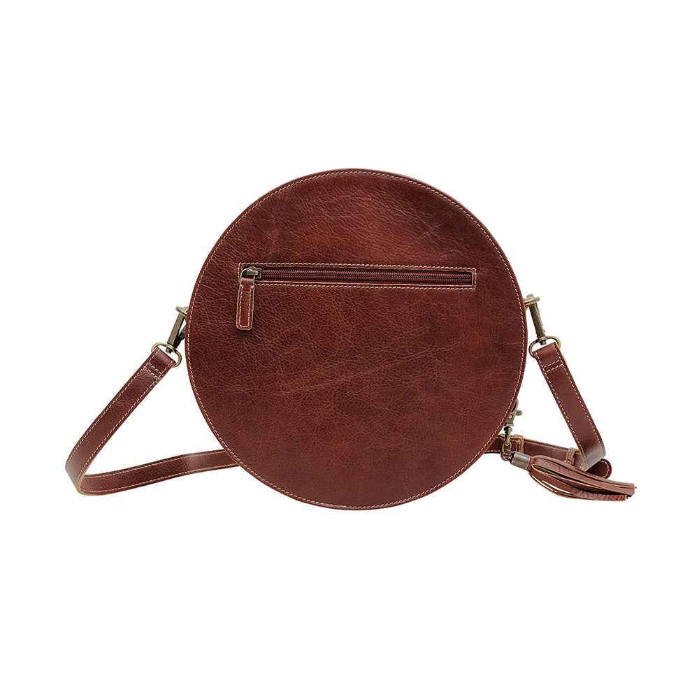 CRIMSON ORCHID ROUND BAG