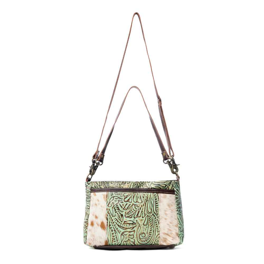 Blazing Bloom Leather & Hairon Bag