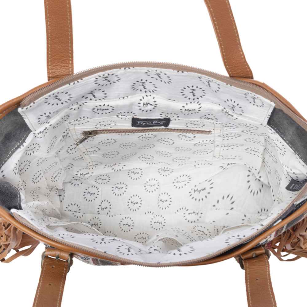 Mojave Paisley Fringed Tote Bag