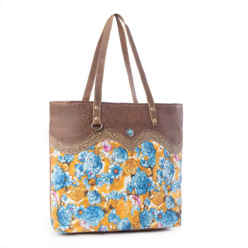 Blue Ridge Blooms Tote Bag