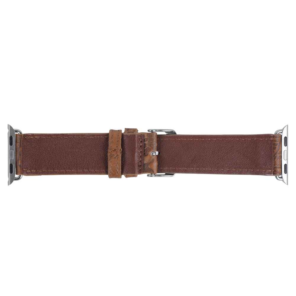 Mittangle Embossed Leather Watch Band