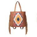 Sedona Star Fringed Tote Bag