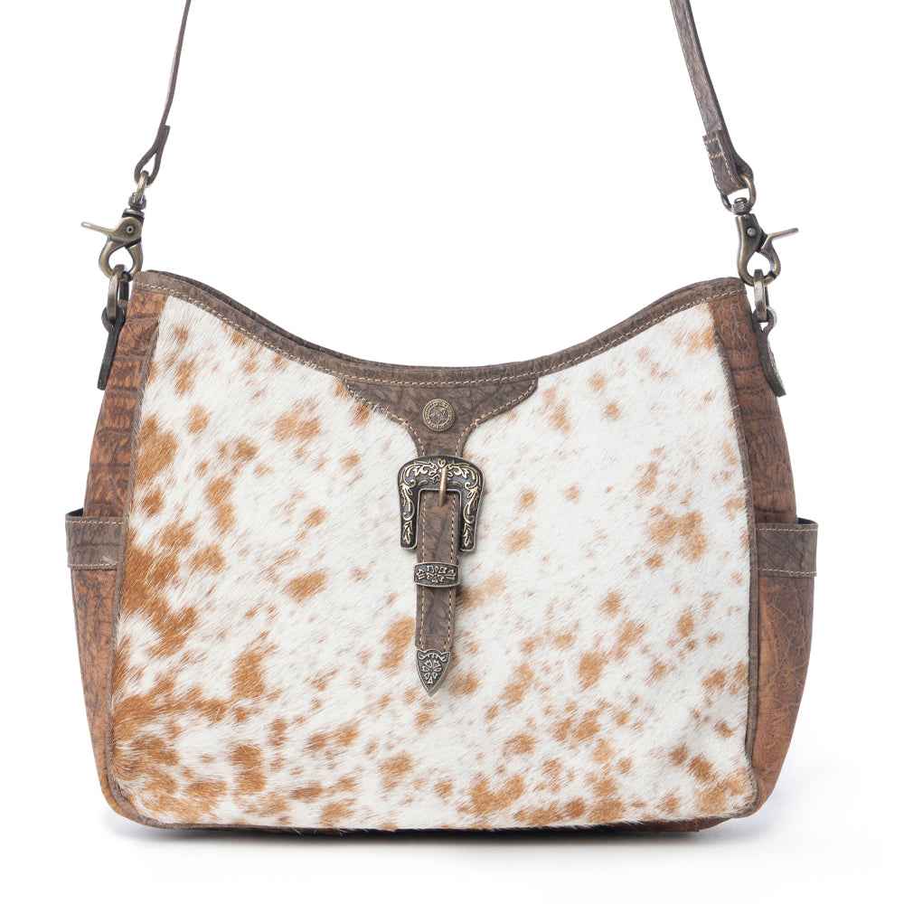 Heartwood Leather & Hairon Bag