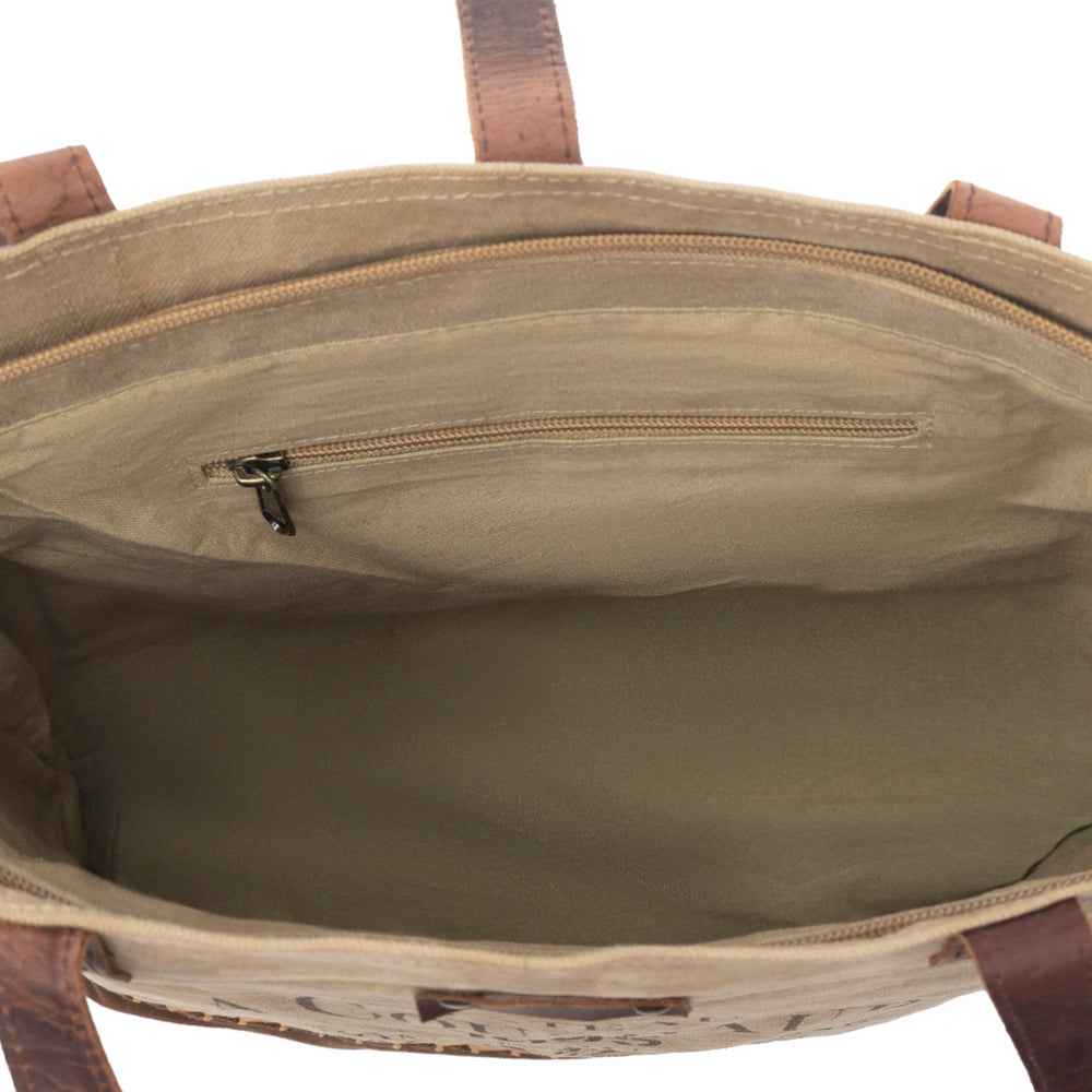 La Couspaude Vintage-Look Tote Bag