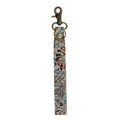Pathflower Trail Hand-Tooled Key Fob