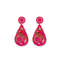 Rose Garden Beaded Earrings