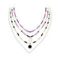 Merry Magenta Layered Necklace