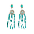 Mystic Charm Fringed Earrings
